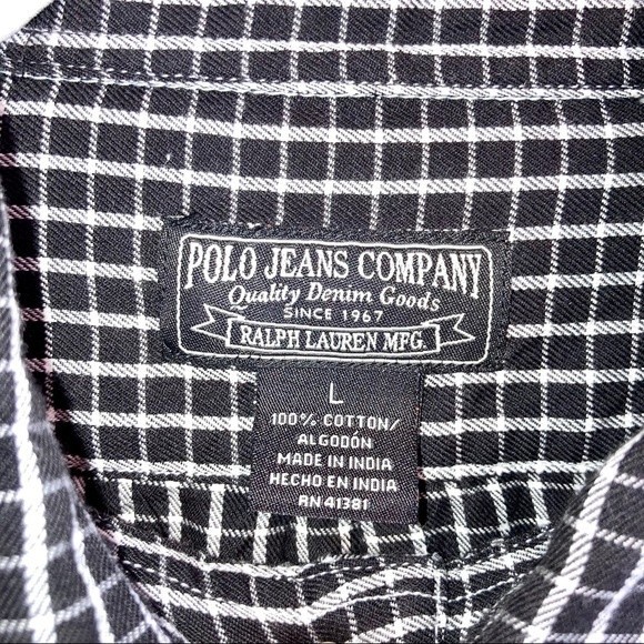Polo Ralph Lauren Jean Co Long Sleeve Button Up Size Large - Picture 4 of 11